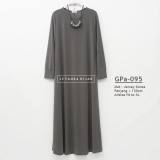 GPa-095 Gamis Polos Semi Klok